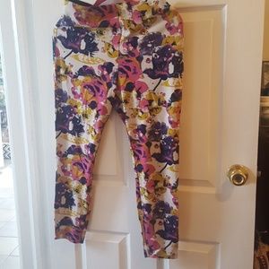 Floral print Lysse leggings size XL